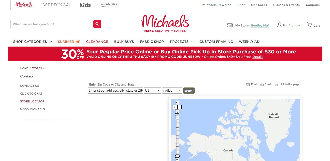 Michaels-Store-Locator