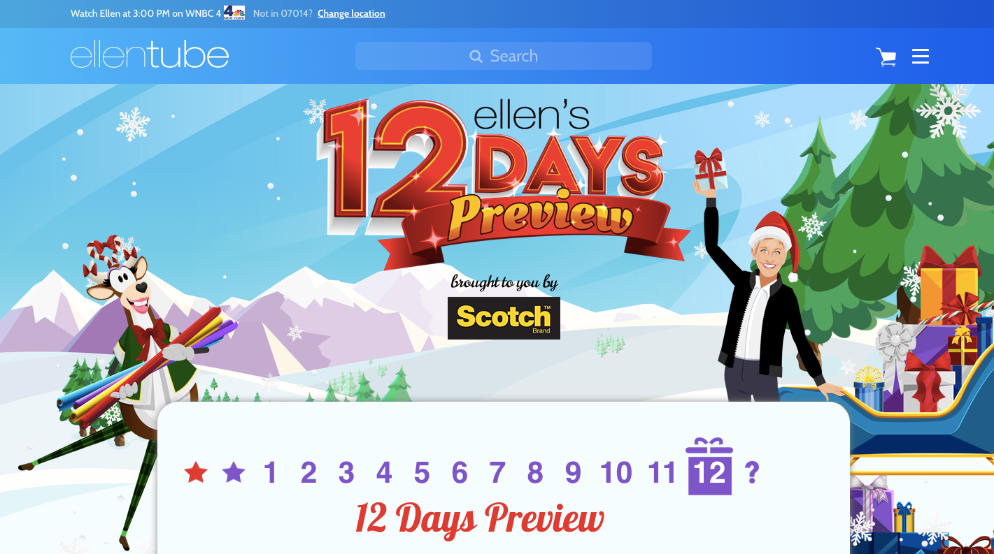 Ellen 12 Days Of Giveaways